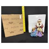 Jim Shore Santa W/Birdhouse 2013 Never Used