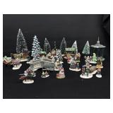 Dept 56 Lot Courtyard People Carts Buggys More