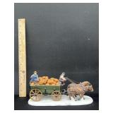 Dept 56 Heritage Village Pumpkin Wagon 1995