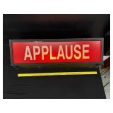 Authentic APPLAUSE TV Studio Sign