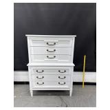 White 6 Drawer Farmhouse Chest