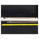 2 Antique Cello Bows