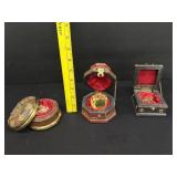 Vintage 3 Kings Boxes Gold Frankincense & Myrrh