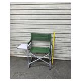 Fold Out Canvas Studio Chair W. Tray