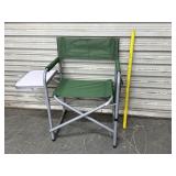 Fold Out Canvas Studio Chair W. Tray