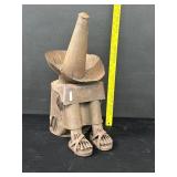 Vinntage Rustic Tin "Siesta Time" Yard Art