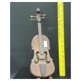 Vintage Real Wood Mini Cello Decor