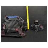 Canon T50 35 MM Camera W/ Lenses and Bag
