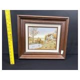 C Carson Print on Canvas Framed