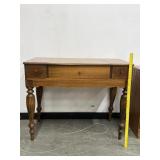 Antique Spinet Desk Inlaid Front