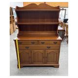 Vintage Wood Welch Kitchen Hutch