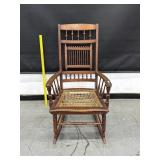 Antique Ball & Stick Rocking Chair