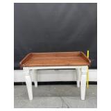 Farmhouse Writing Desk Table Solid Wood