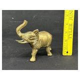 Vintage Solid Brass Elephant