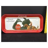 1991 Travel Refreshed Coca Cola Tray