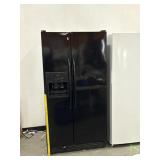 Kitchen Aide Side By Side Black Refrigerator