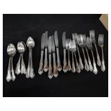 Oneida Rogers Stainless Flatware 29 Pcs