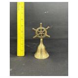 Vintage Ships Wheels Brass Bell