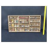 Antique Printers Tray Shadow Box FULL