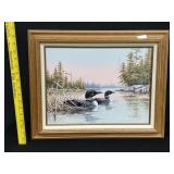 Vintage C. Carson Loon Oil Painting