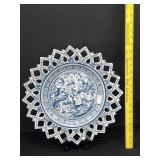 Vintage 15" Hand Painted Portugal Platter