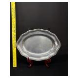 Antique SKS Zinn-Giesser-Innung Pewter Tray