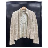 St John Evening Sequined Top Jacket Skirt 10