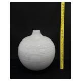 Large Glazed Pottery Vase Made in Portugal 15"