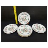 9 Ansley England Pembroke Dessert Plates 8 1/4"