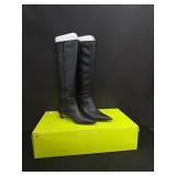 Ladies Gianni Bini Black Leather Boots 9.5
