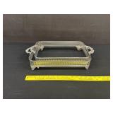 2 Silver Casserole Holders 13" & 14"