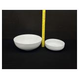 2 White Serving Bowls Surflora & Better Homes