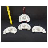 7 Ansley England Pembroke Crescent Salad Plates