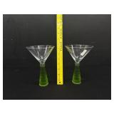 2 Vintage Artland Prescott Honeycomb Martinis