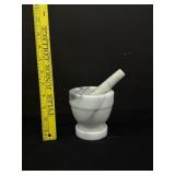 Vintage Marble Mortar & Pestle Set