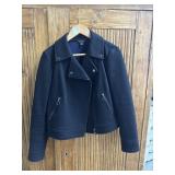 Ann Taylor Moto Jacket Black Size 6