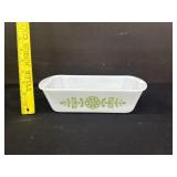 Vintage Glasbake Milk Glass Loaf Pan