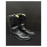Ladies Black Justin Cowboy Boots SIze 8