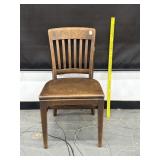 Antique W. H. Gunlocke Solid Oak Chair