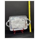 Vintage Pewter Serving Tray