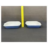 2 Emile Henry French Stoneware Casseroles