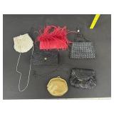 6 Beaded Sequined Clutch Purses