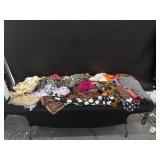 Huge Lot Of Ladies Silk Scarves