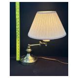 Vintage Brass Swing Arm Adjustable Desk Lamp