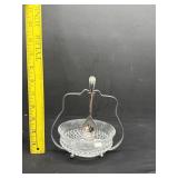 Vintage Sheffield Jam Caddy W/ Spoon