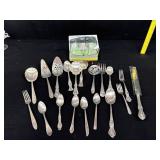 Lot Of Silver Plate Flatware Rogers & More