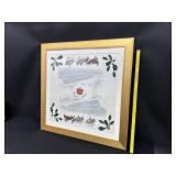 Framed Royal Ascot Race Print On Cloth