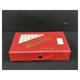 Thick Multi Colored Dominoes In Case