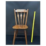 Vintage Wooden Early American Arrow Back Chair