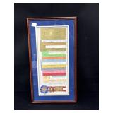 Public Liaison ID. Framed Inaugural Ball Tickets